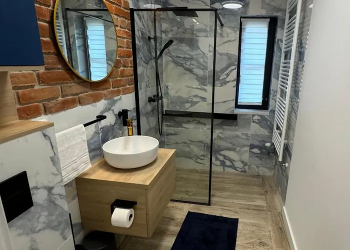 아파트 River View Downtown With Balcony 그단스크