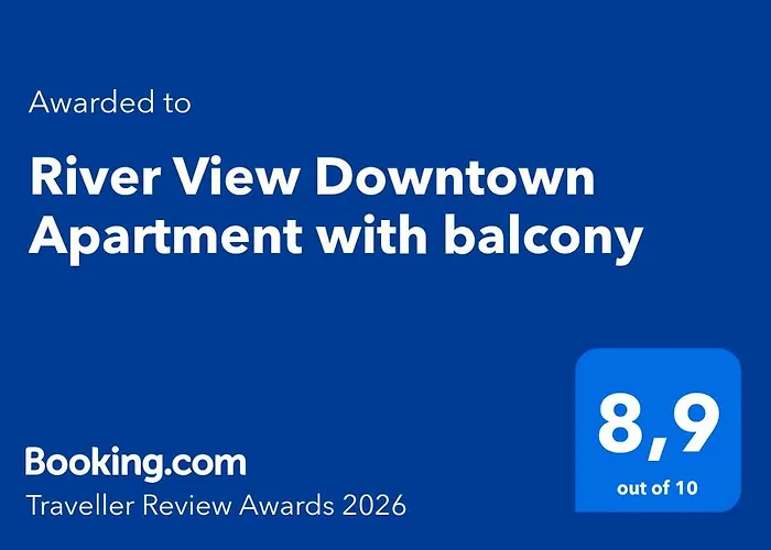 River View Downtown With Balcony Apartment